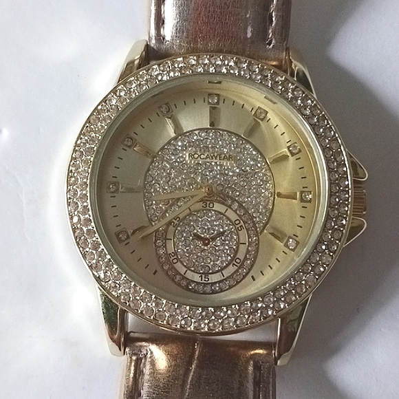 ROCAWEAR Women's Bling Stainless Steel Water Resistant Watch - Picture 10 of 10